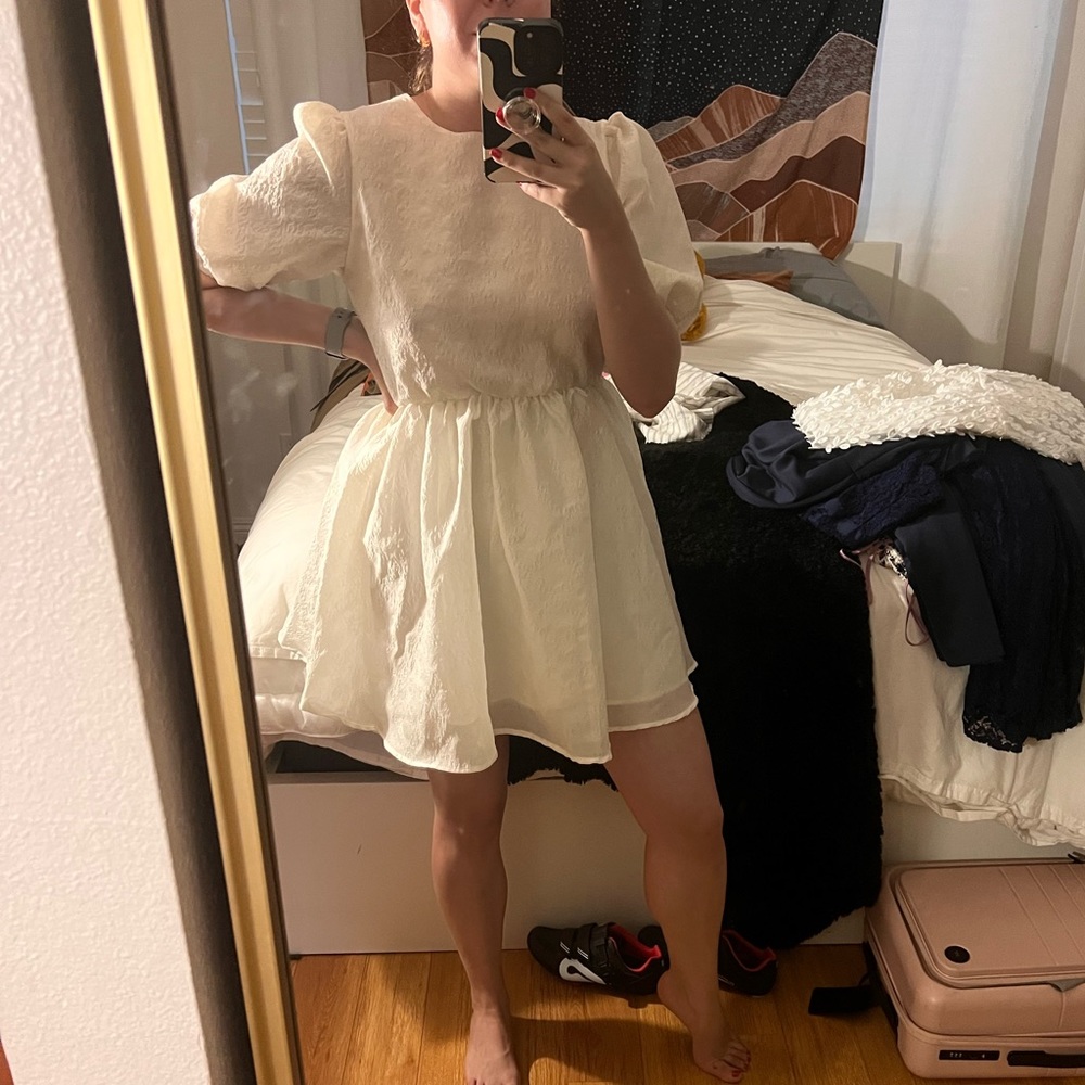 White dress